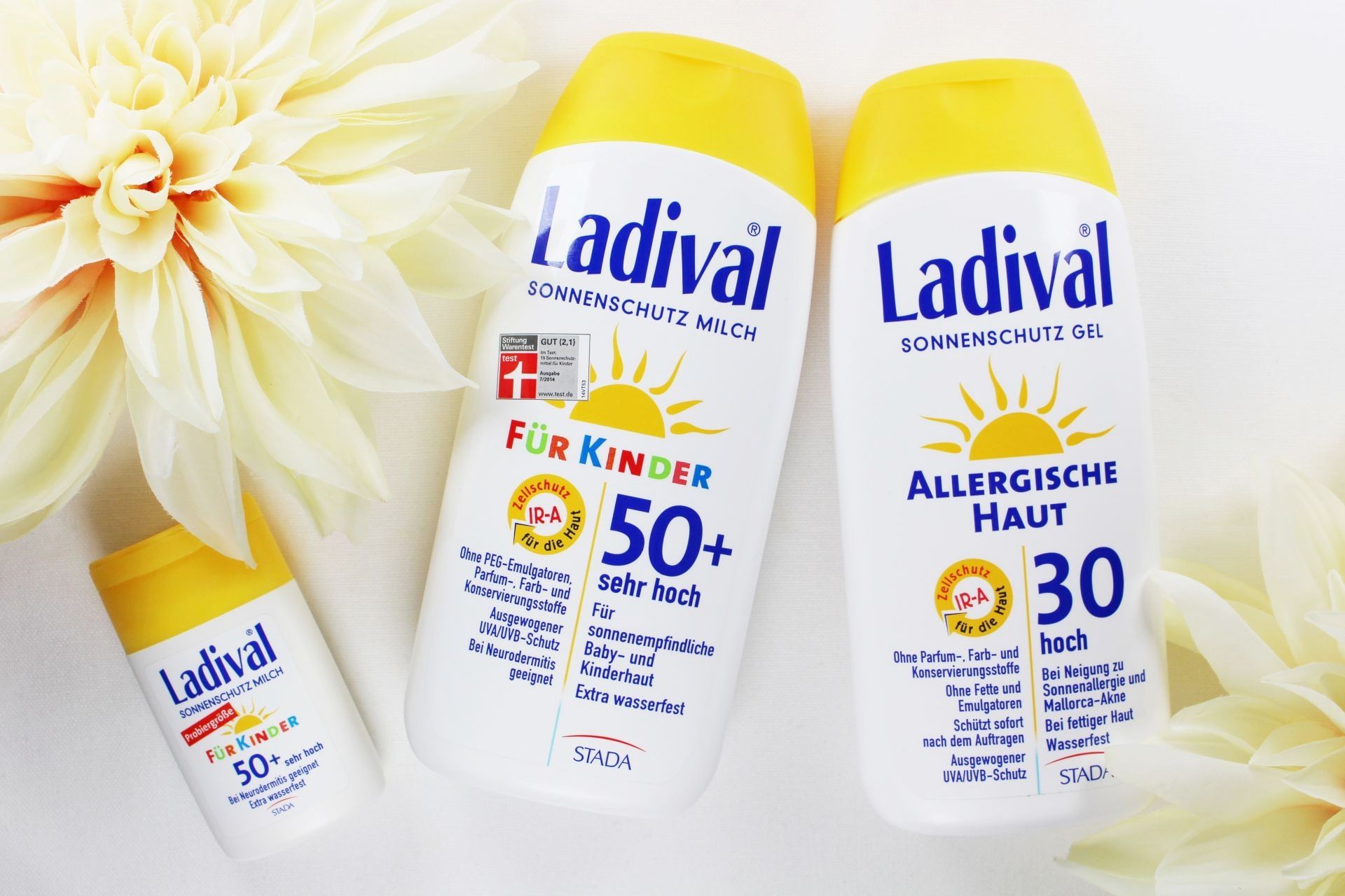 Ladival Sonnencreme Test, Ladival Kindermilch LSF 50+, Ladival Sonnenschutz Milch für Kinder 50+ Inhaltsstoffe, Ladival allergische Haut Sonnenschutz Gel LSF 30, chemischer Sonnenschutz Test, mineralischer Sonnenschutz ohne Weißeln, Sonnencreme ohne Alkohol, Sonnencreme ohne Parfum, Sonnencreme Mallorca Akne, Sonnencreme ohne Emulgatoren, Sonnencreme mit Kälteschutz, Sonnencreme für Kinder und Erwachsene, Super Twins Annalena und Magdalena