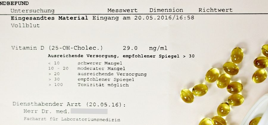 Vitamin D Blutwerte normal, Vitamin D Bluttest Hausarzt, Vitamin D Bluttest Werte, Vitamin D gegen Krebs, Vitamin D gegen Erkältung