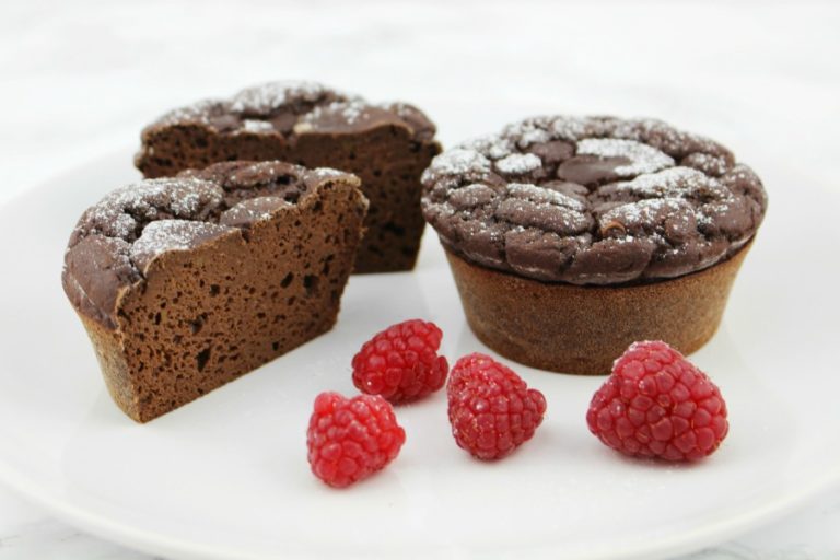 GLUTENFREI Low Carb Schoko Protein Muffins ohne Mehl und Zucker