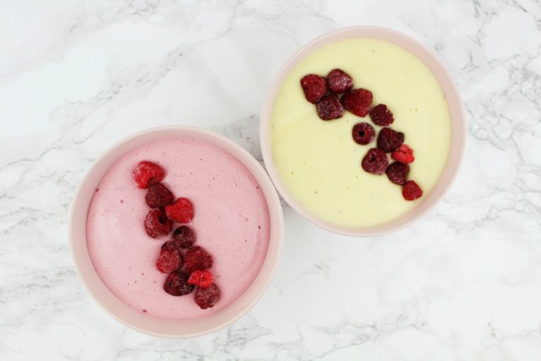 Protein Fluff mit Xanthan und Whey So geht Fruchtmousse ohne Zucker