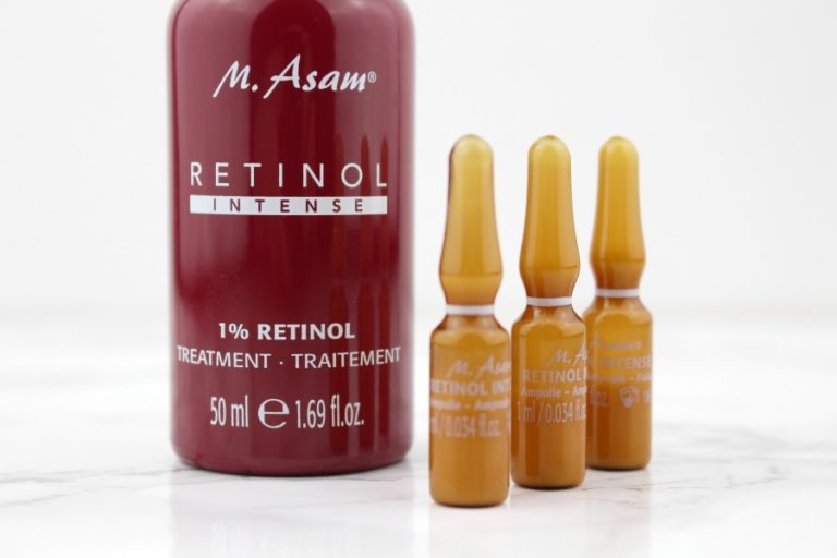 M. Asam Retinol Intense Ampullen und Retinol Treatment Test