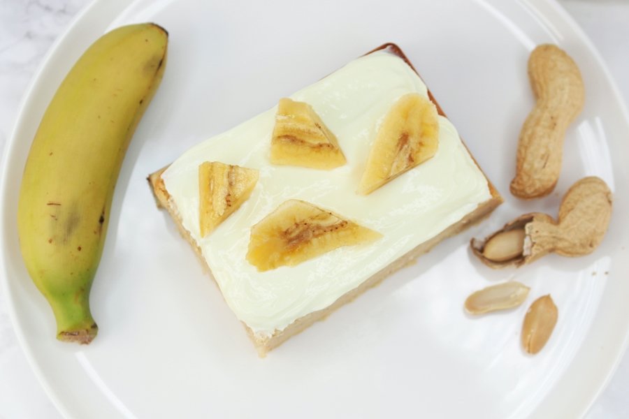 Bananenkuchen mit Proteinpulver, Bananenkuchen mit Apfelmus, Bananenkuchen mit Bohnen