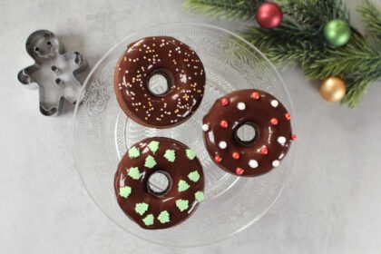 Festliche Leckerbissen: Glutenfreie Lebkuchen Donuts ohne Donutmaker