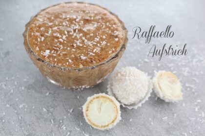 Weltbeste Raffaello Creme mit 50% weniger Kalorien + Eispralinen Blitzrezept
