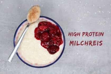 High Protein Milchreis (nicht nur) zum Abnehmen - kein Fake Milchreis!