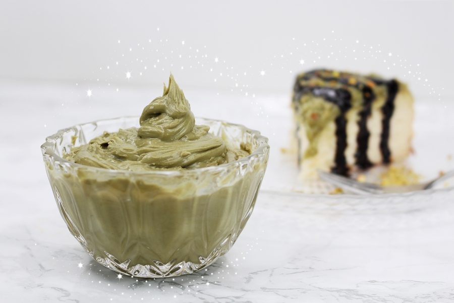 Käsekuchen Dubai Style, Käsekuchen Dubai Schokolade, Dubai Schokolade Kadayif und Pistazie, Low Carb Käsekuchen ohne Boden